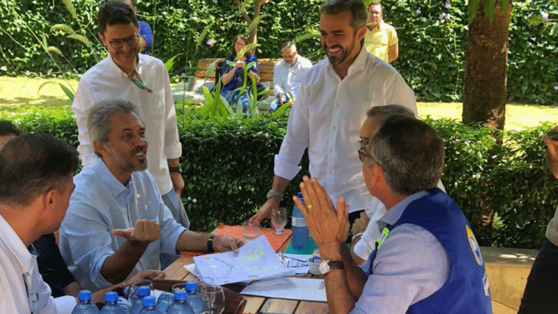 Ministro Waldez Góes e o Governador Elmano de Freitas visitam as obras do Cinturão das Águas do Ceará