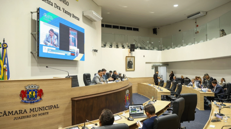 Câmara de Juazeiro do Norte debate violência contra a mulher, saúde animal e aprova reconhecimento ao Instituto Dra. Yanny Brena