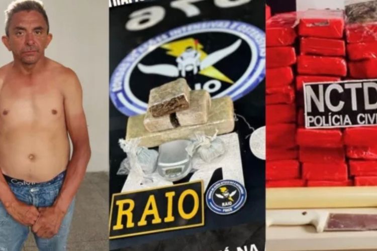Homem é preso em Aurora com quase 1 kg de drogas; ele já havia sido detido com 65 kg em Juazeiro