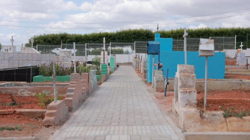 Obra do Cemitério São João Batista chega a 50% de conclusão