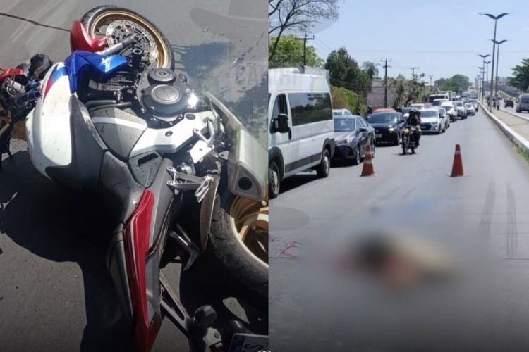Homem morre após ser atropelado por motocicleta em alta velocidade no Crato