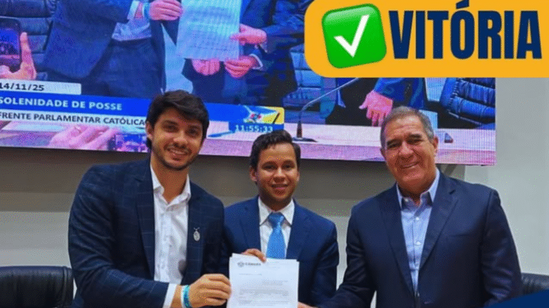 Vinicius Duarte é oficializado presidente da frente parlamentar católica na Câmara de Juazeiro do Norte