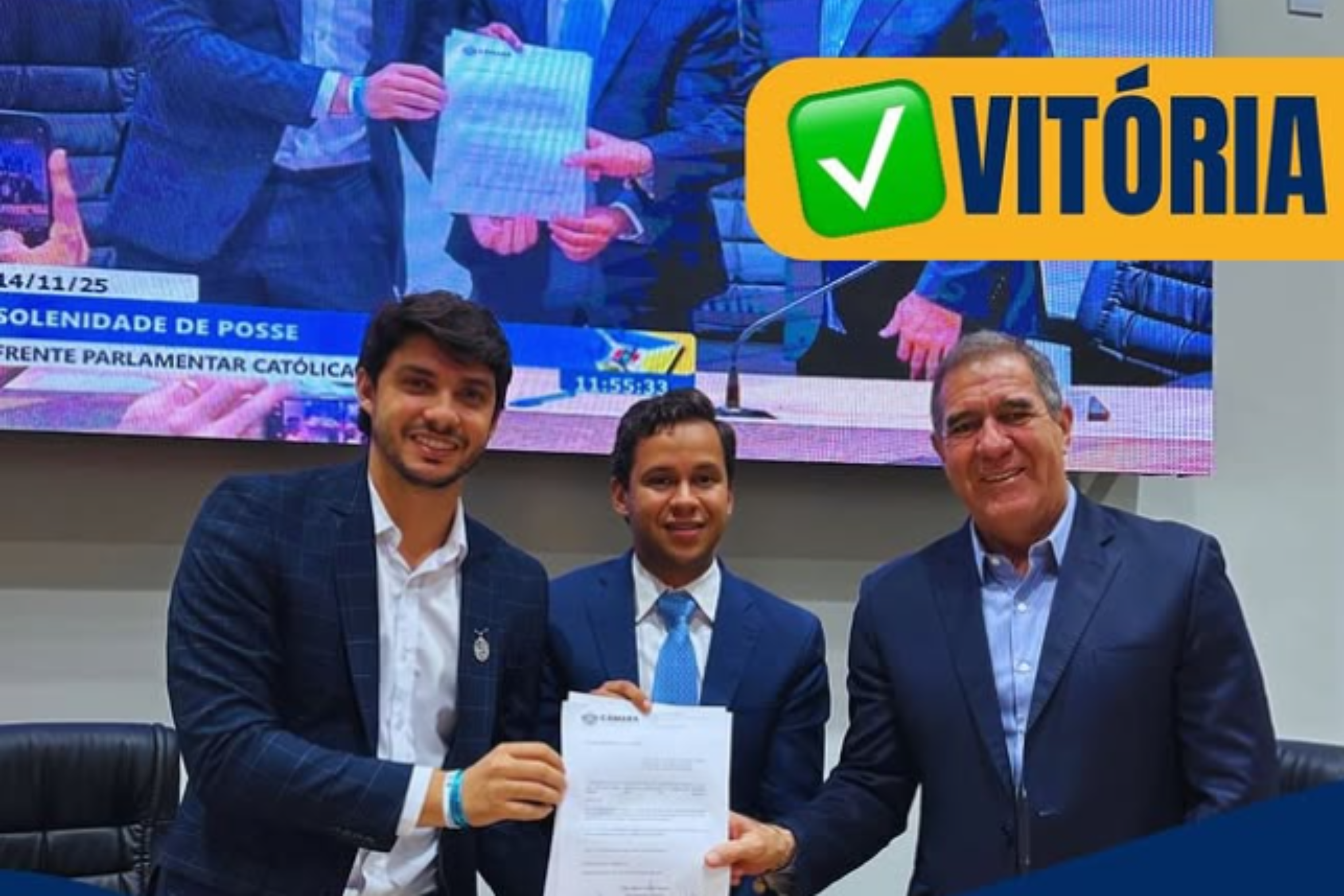 Vinicius Duarte é oficializado presidente da frente parlamentar católica na Câmara de Juazeiro do Norte