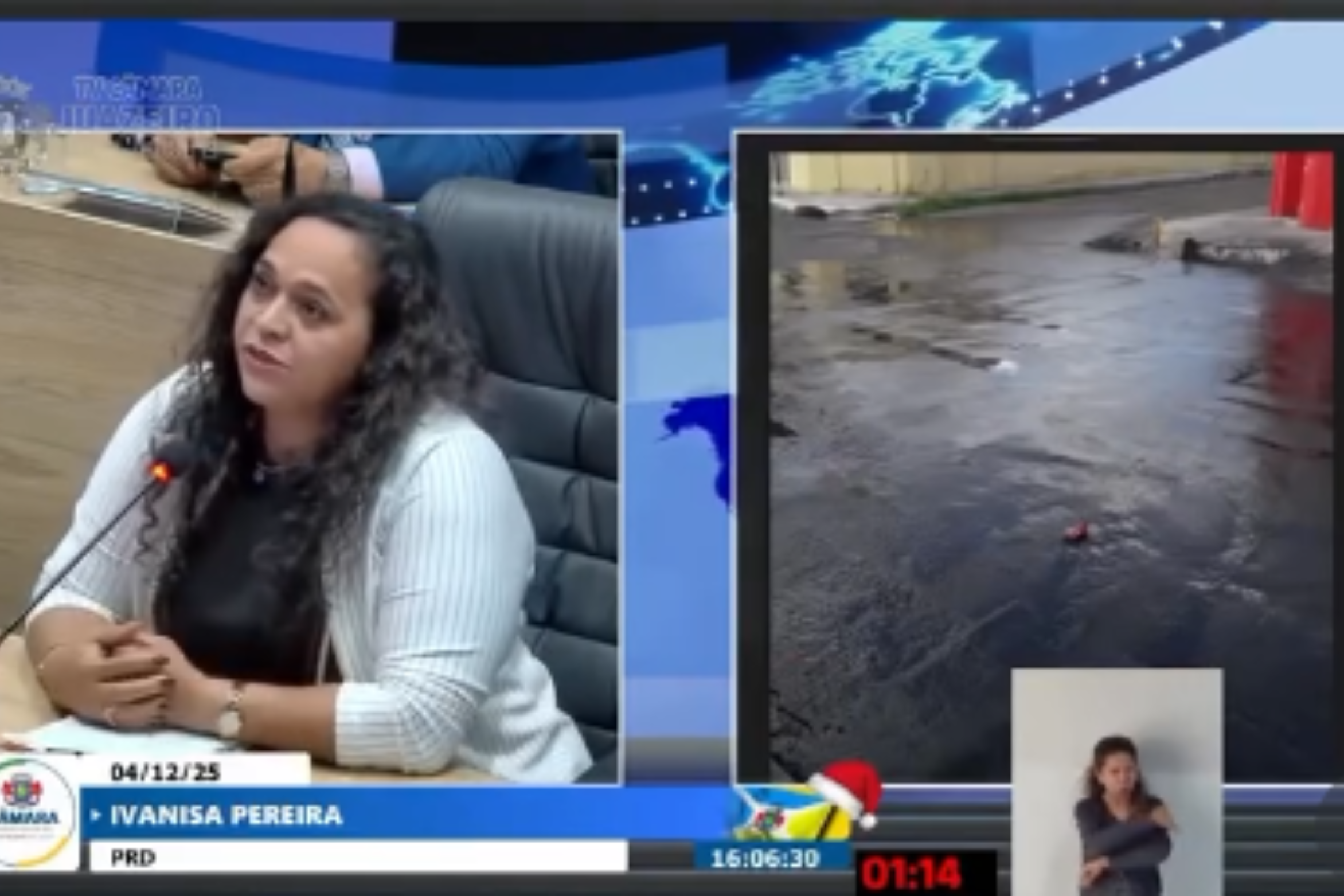 Vereadora Ivanisa Pereira solicita ações urgentes de limpeza urbana e intervenção em esgoto em Juazeiro do Norte