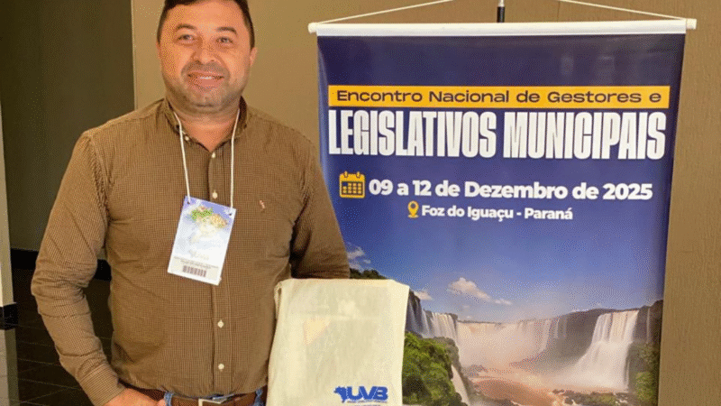 Vereador Bilinha participa do Encontro Nacional de Gestores e Legislativos Municipais em Foz do Iguaçu