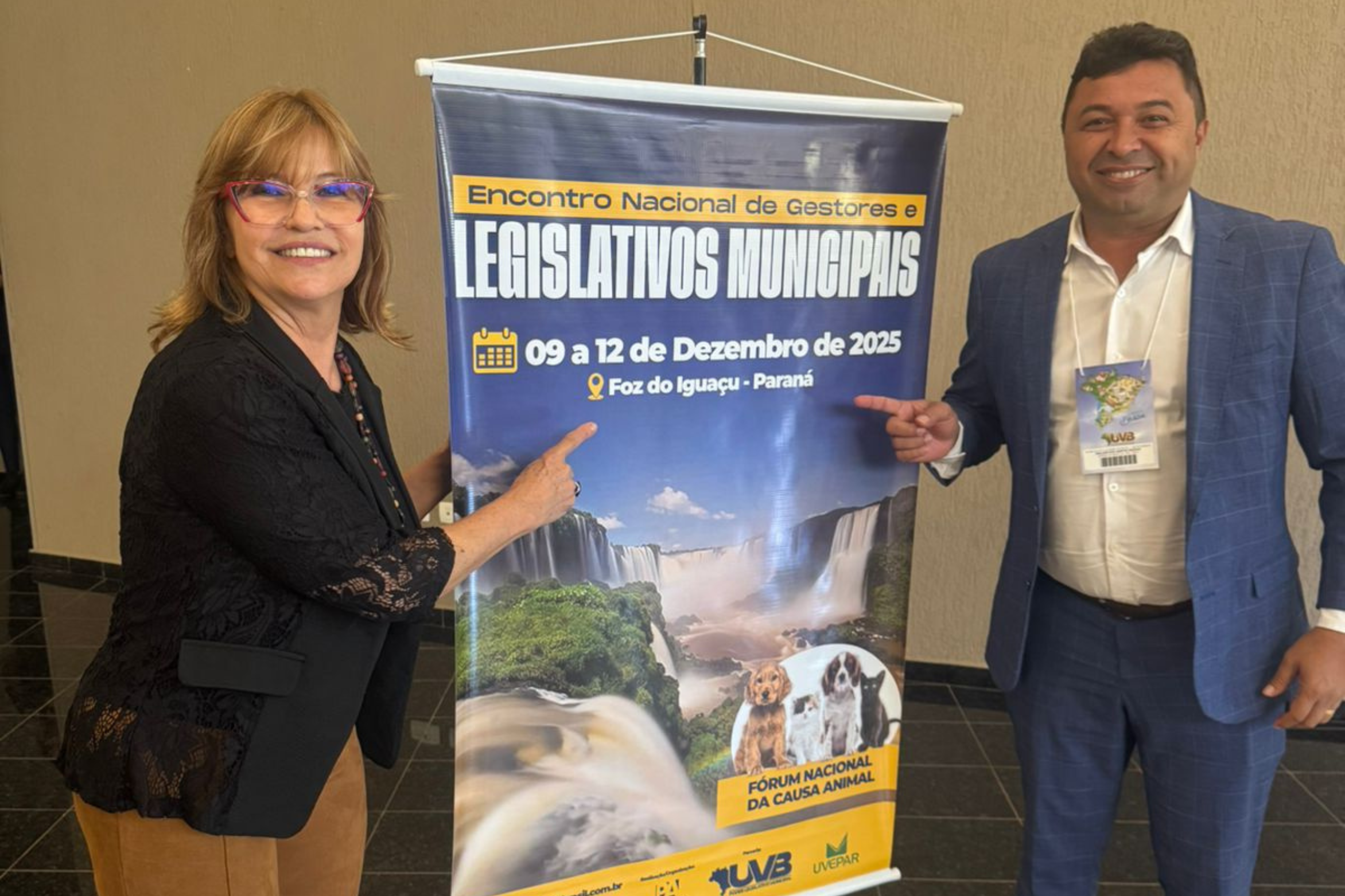 Vereador William Bazilio (Bilinha) participa de encontro nacional da UVB em Foz do Iguaçu