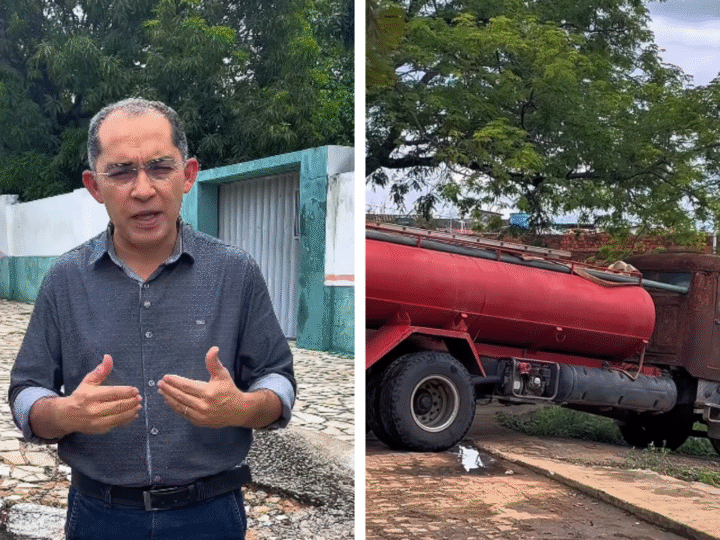 Vandinho Pereira critica falta de água durante evento em escola de Juazeiro do Norte