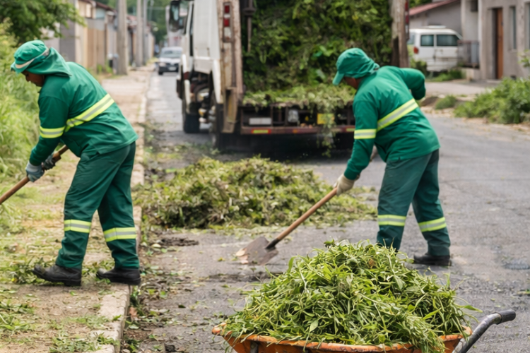 Vereador Alexandre Sobreira solicita limpeza e capinação em rua do bairro José Geraldo da Cruz