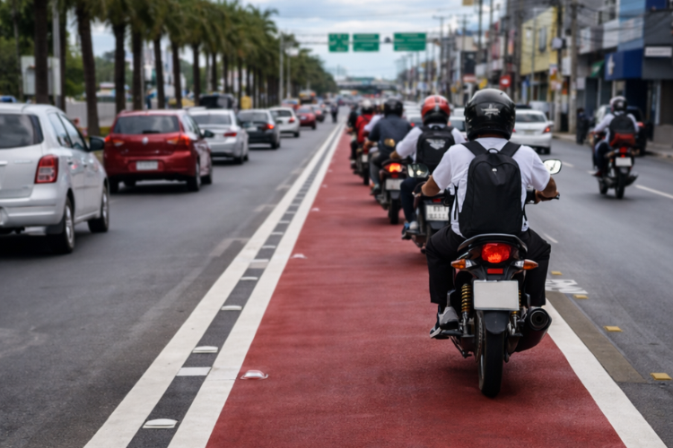 Vereador Boaz do Bolsonaro propõe criação de faixas exclusivas para motocicletas em avenidas de Juazeiro do Norte