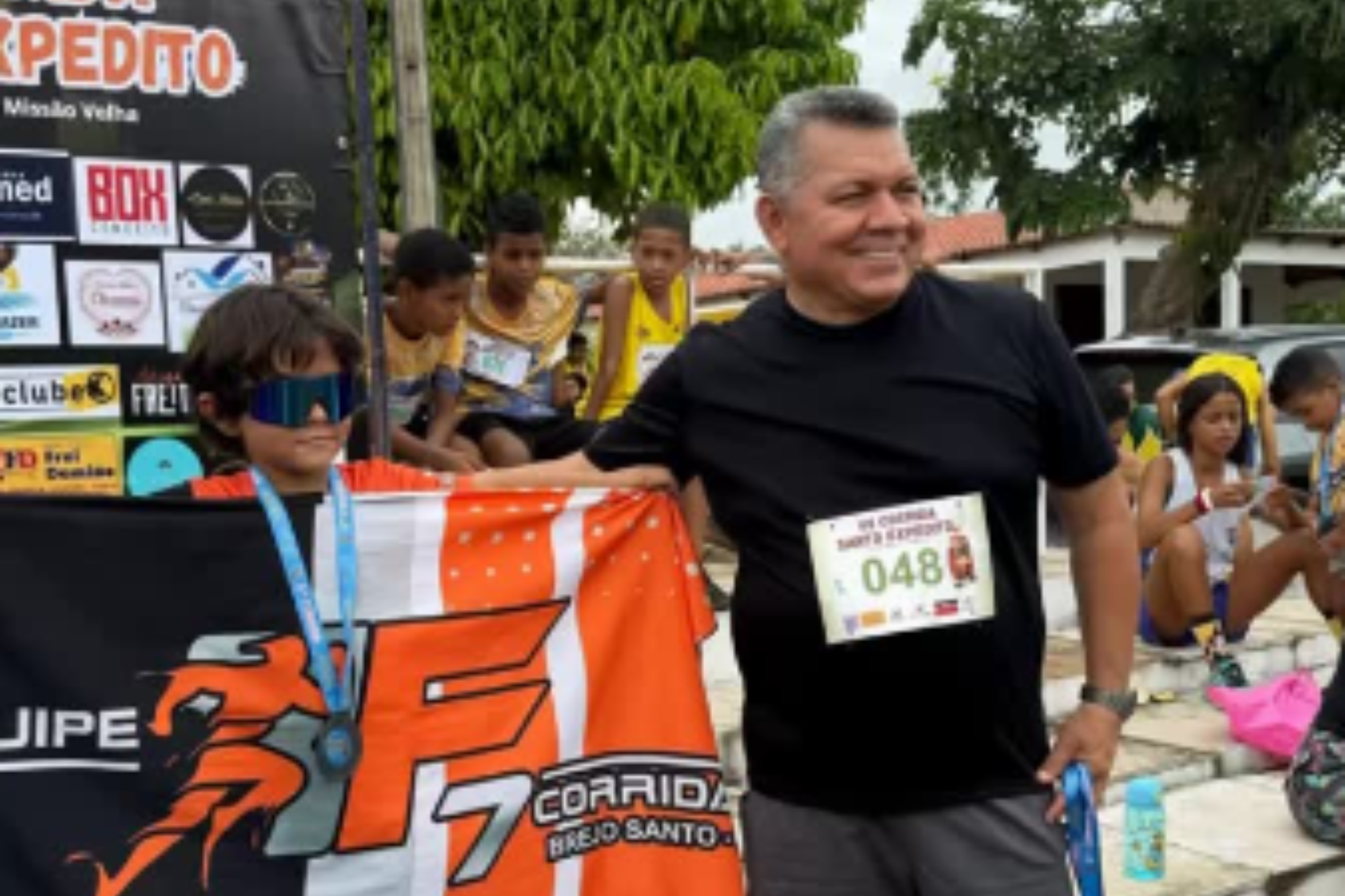 Vereador Chagas Moura participa da VII Corrida Santo Expedito e destaca incentivo ao esporte em Juazeiro do Norte
