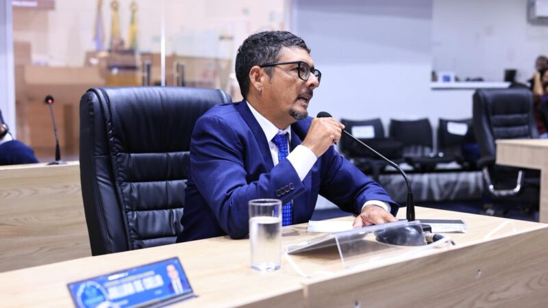 Vereador Damião Teles solicita poda de árvore e reparo em via no bairro Antônio Vieira