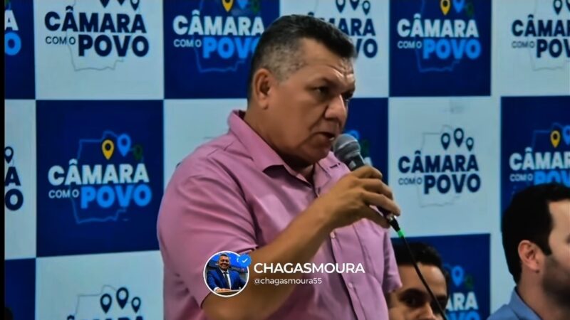 Vereador Chagas destaca importância da Câmara com o Povo no Sítio Porções