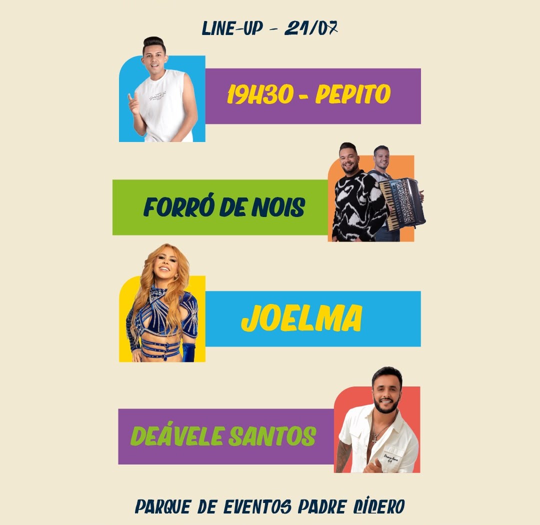 Festa pelos 115 anos de Juazeiro do Norte reúne atrações nacionais e regionais nesta terça-feira