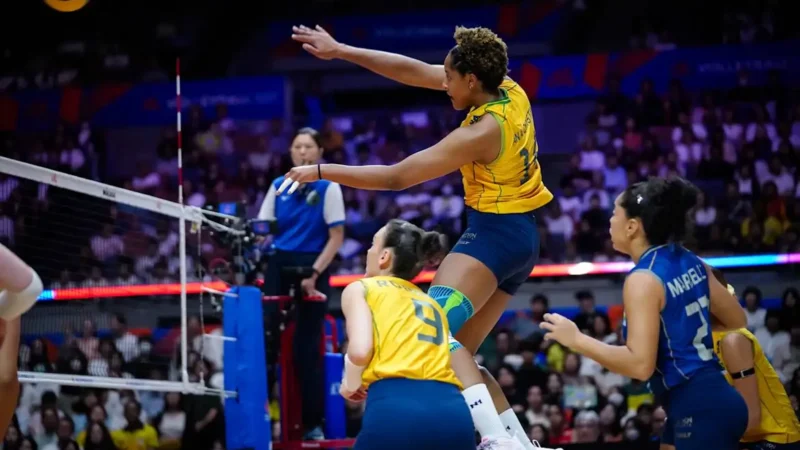 Brasil enfrenta o Japão nas quartas de final da Liga das Nações Feminina de Vôlei